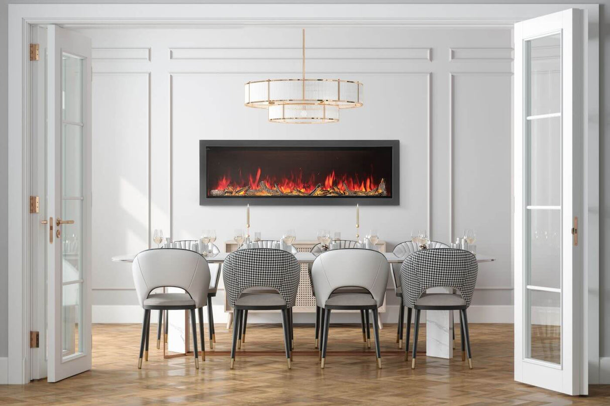 Astound? 74 Built-In Electric Fireplace