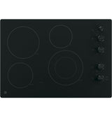 GE® 30" Built-In Knob Control Electric Cooktop
