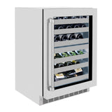 ZLINE 24 in. Touchstone Dual Zone 44 Bottle Wine Cooler With DuraSnow' Stainless Steel Glass Door (RWDO-SN-24)