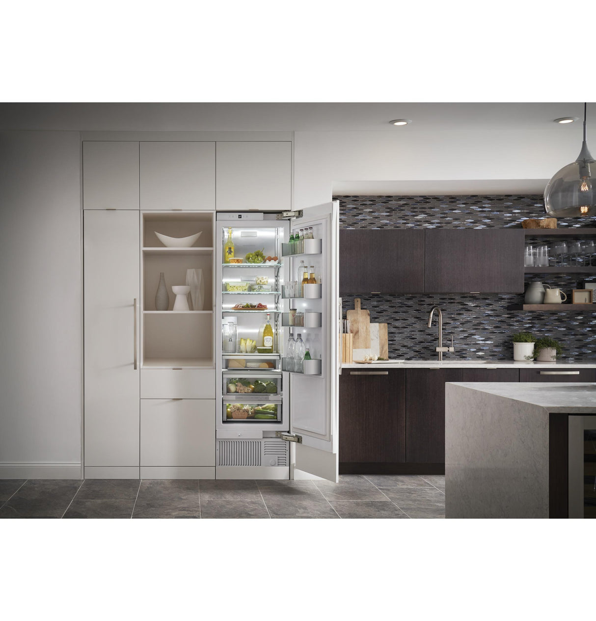 Monogram 24" Integrated, Panel-Ready Column Refrigerator