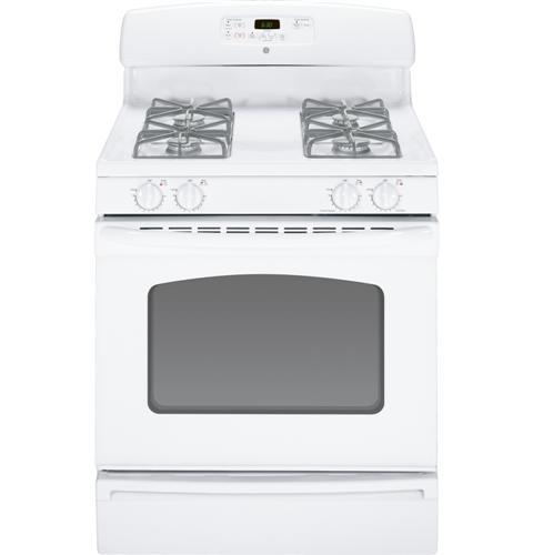 GE® 30" Free-Standing Gas Range with Steam Clean