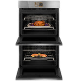 CAF(EBACK)™ 30" Smart Built-In Convection Double Wall Oven in Platinum Glass