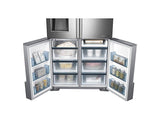 34 cu. ft. 4-Door Flex™ Chef Collection Refrigerator with Sparkling Water Dispenser in Stainless Steel