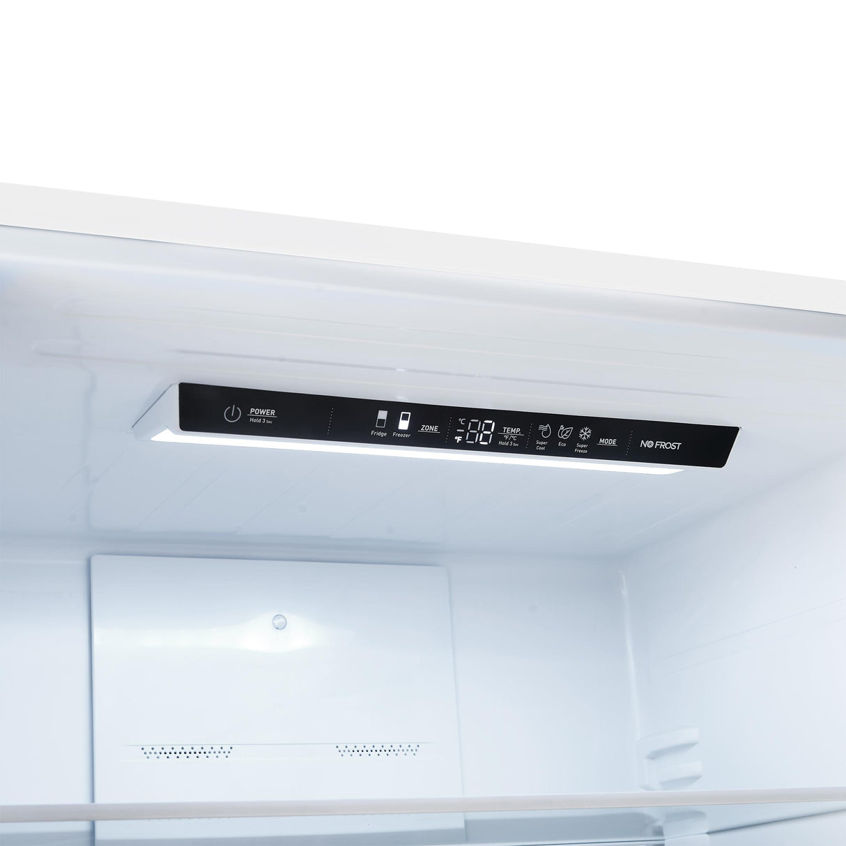 Forno Milano 2-Piece 62-Inch Freestanding Dual Bottom Freezer Refrigerator, White - 34.4 cu.ft, Touch Control, Ice Maker