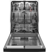 GE® Front Control with Stainless Steel Interior Dishwasher with Sanitize Cycle & Dry Boost