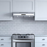 30" 350 CFM Under Cabinet Range Hood White