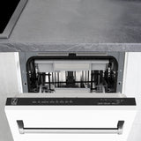 ZLINE 18" Tallac Series 3rd Rack Top Control Dishwasher with Traditional Handle, 51dBa [Color: White Matte]