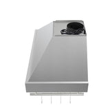 Forno Venezia 36 Inch Wall-Mounted Range Hood with Touch Controls and Baffle Filters