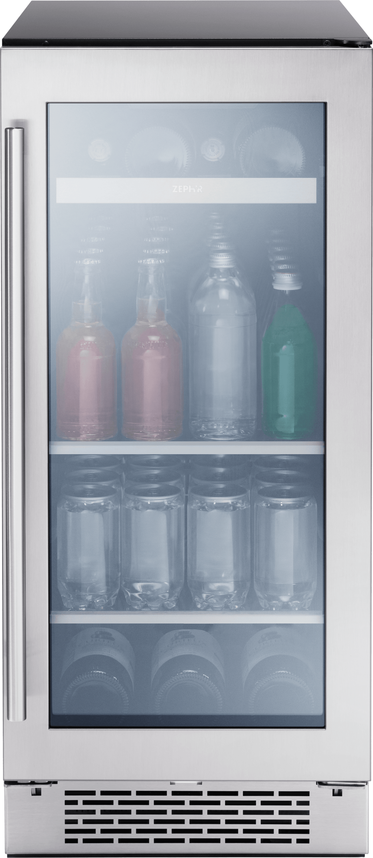 Presrv Bev Cooler, 15in UC, SS+Gls, Rvs Door, 1Z