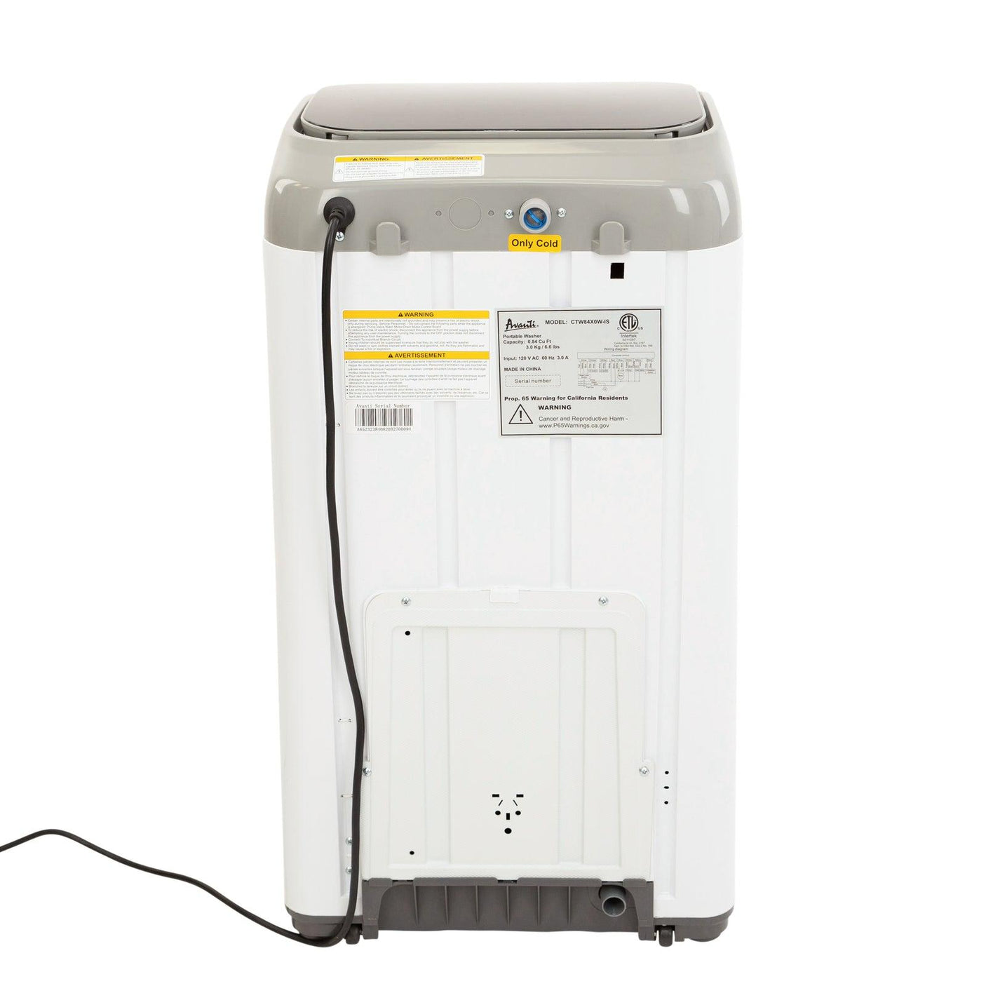 Avanti 0.84 cu. ft. Compact Washer Machine