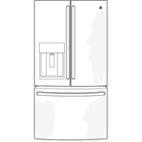 GE® 27.7 Cu. Ft. Fingerprint Resistant French-Door Refrigerator with Door In Door