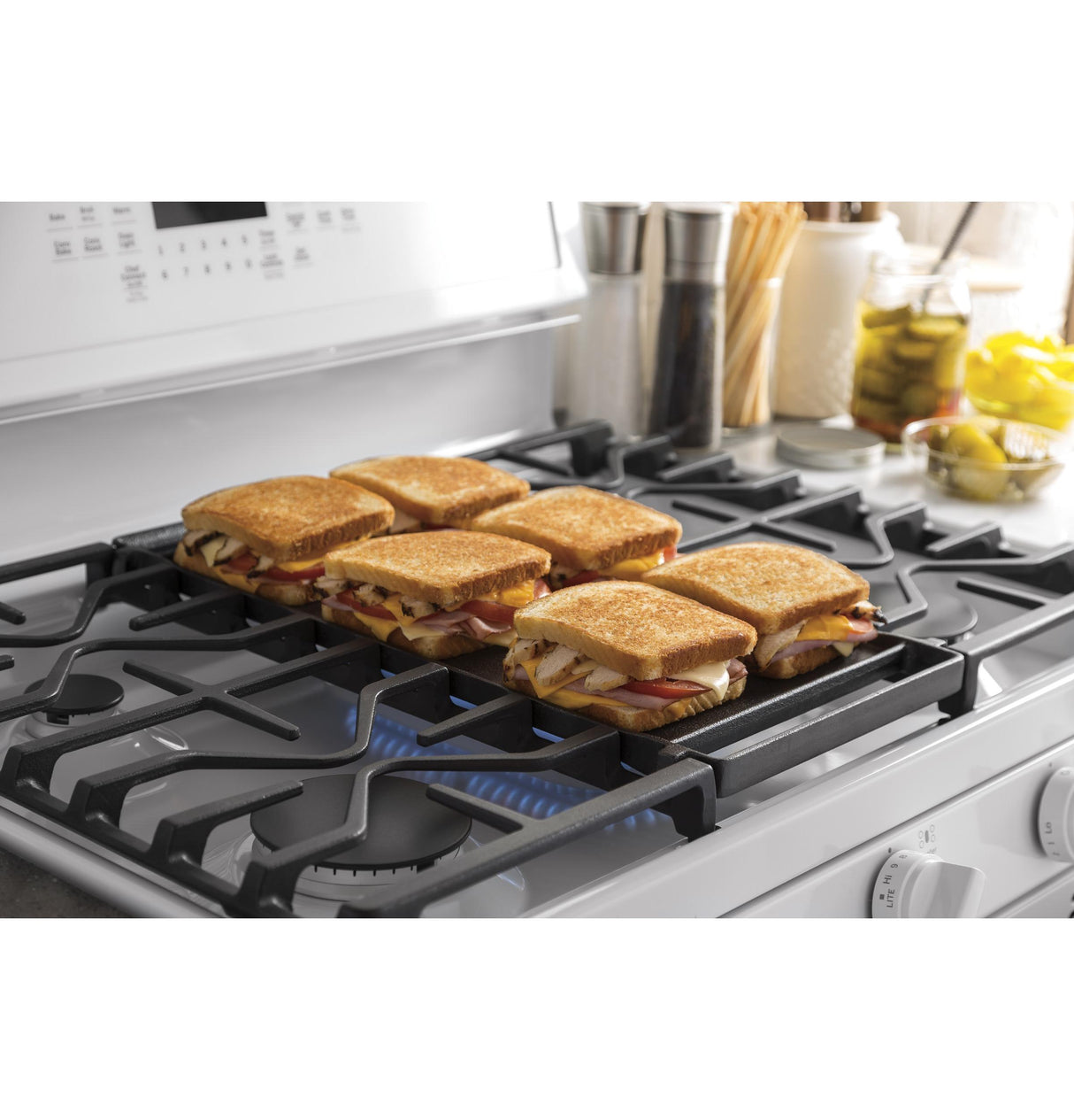 GE Profile Series 30" Free-Standing Gas Convection Range