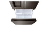 25 cu.ft. 3-Door French Door Refrigerator with NEW Hybrid Handle Design and External Ice and Water Dispenser