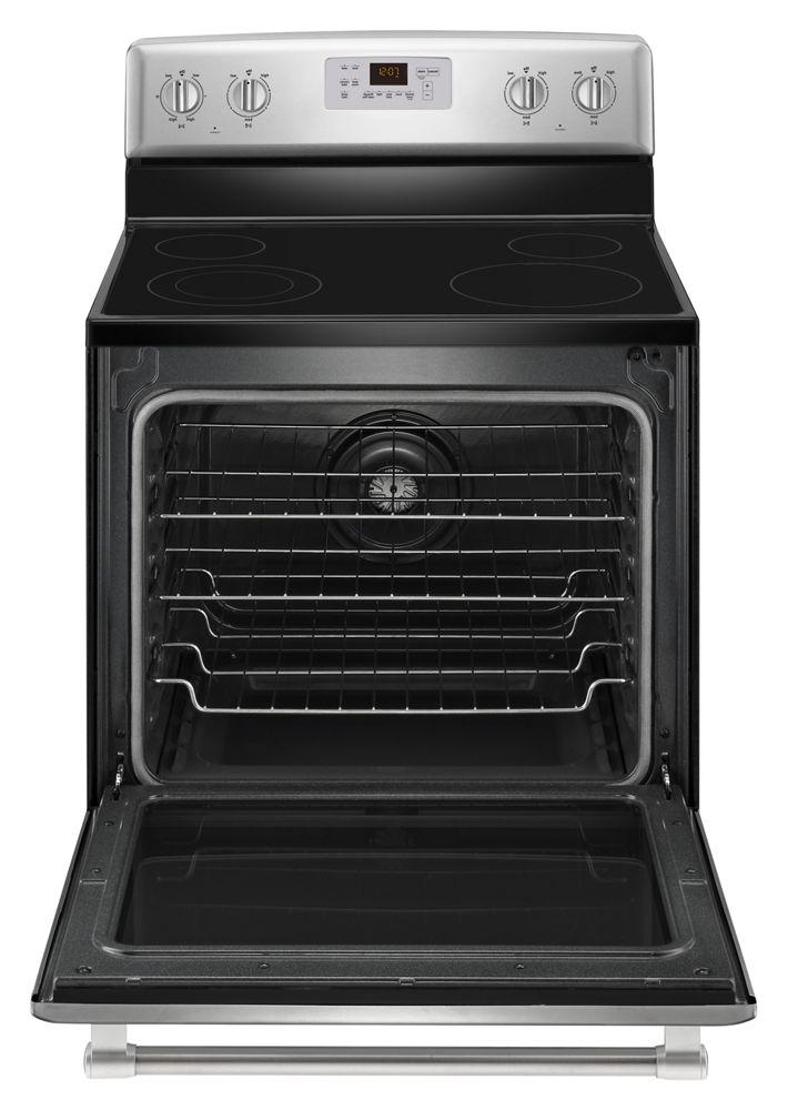 30-inch Wide Electric Range with Convection and Third Rack - 6.4 cu. ft.