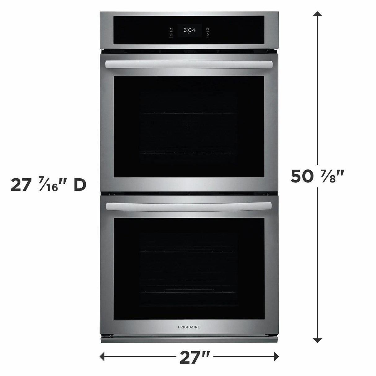 27" Double Electric Wall Oven with Fan Convection