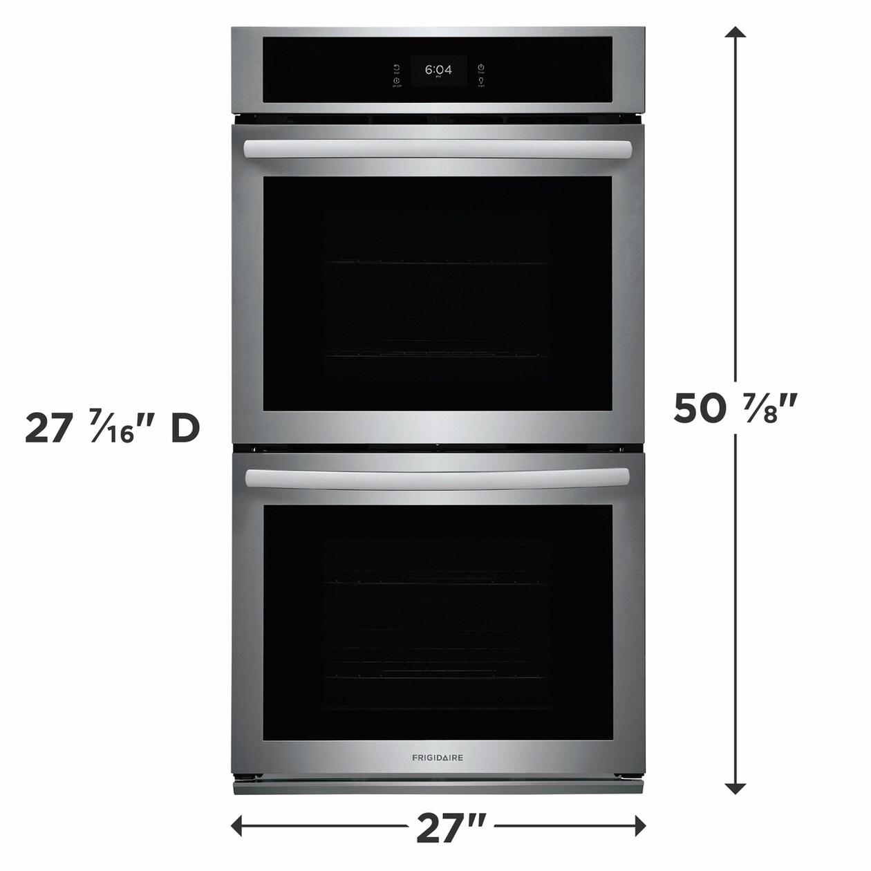 27" Double Electric Wall Oven with Fan Convection