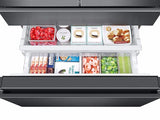 22 cu. ft. Family Hub™ Counter Depth 4-Door French Door Refrigerator in Black Stainless Steel