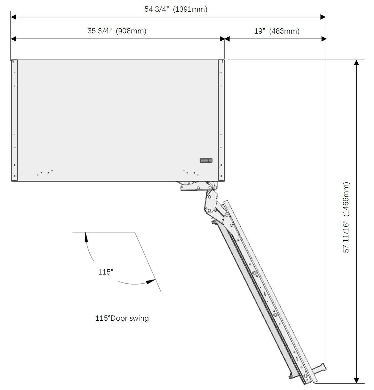 36" Built-IN Fridge