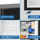 Avanti 1.6 Cu. Ft. Compact Refrigerator with Auto-Defrost, in Black (AVAR16F1B)