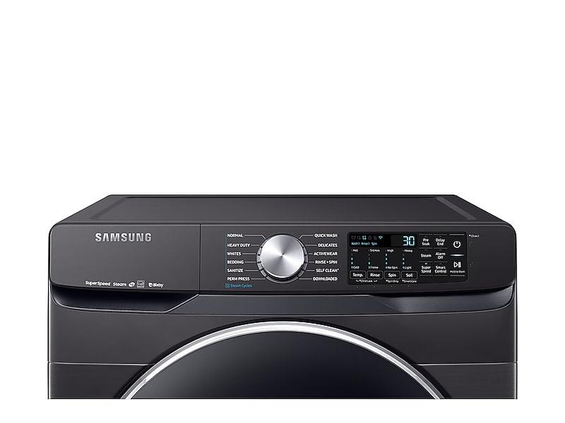 4.5 cu. ft. Smart Front Load Washer with Super Speed in Black Stainless Steel