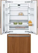 Benchmark® Built-in Bottom Freezer Refrigerator 36'' Flat Hinge