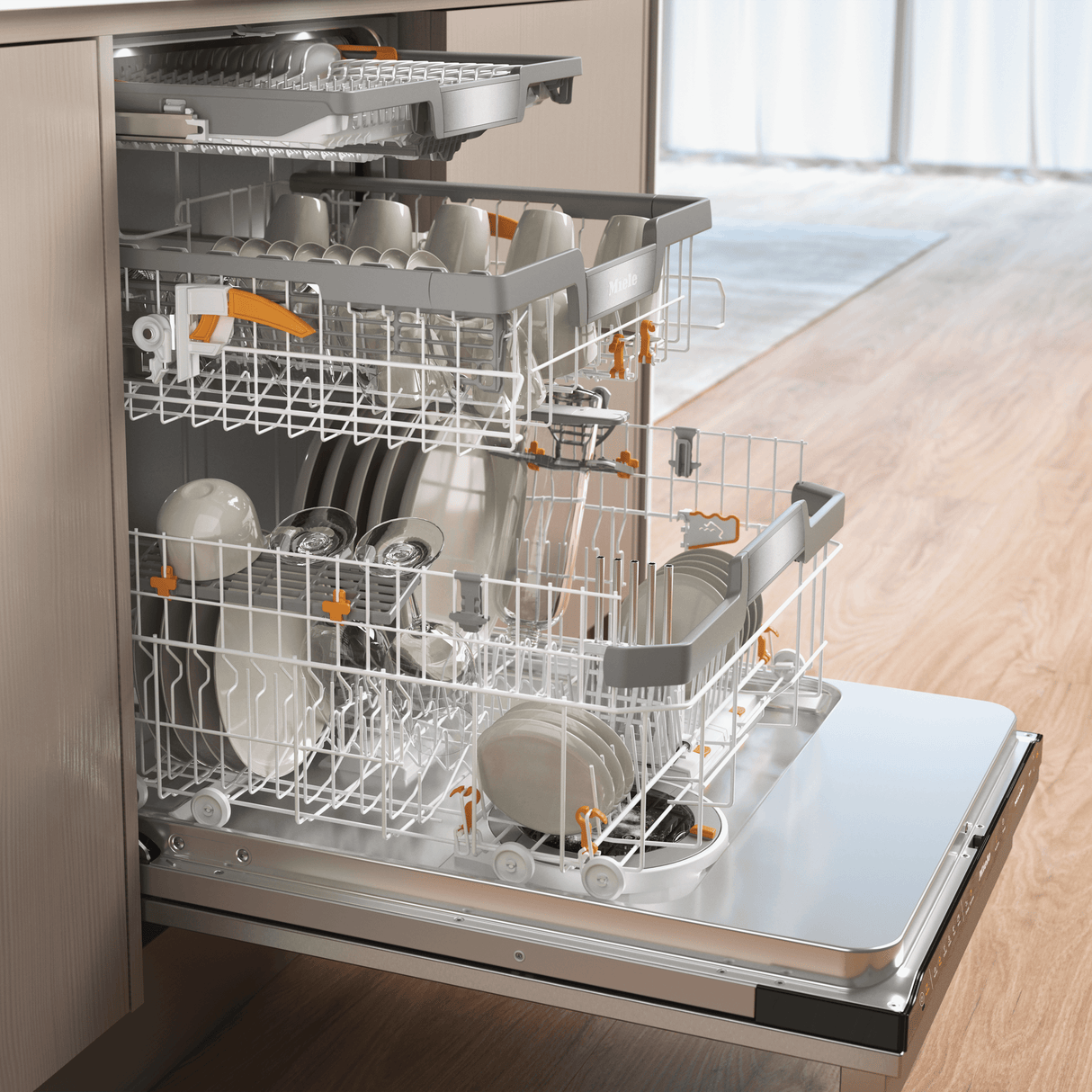 G 7766 SCVi SF AutoDos Obsidian Black - Fully integrated dishwashers in standard size with Automatic Dispensing thanks to AutoDos with integrated PowerDisk.