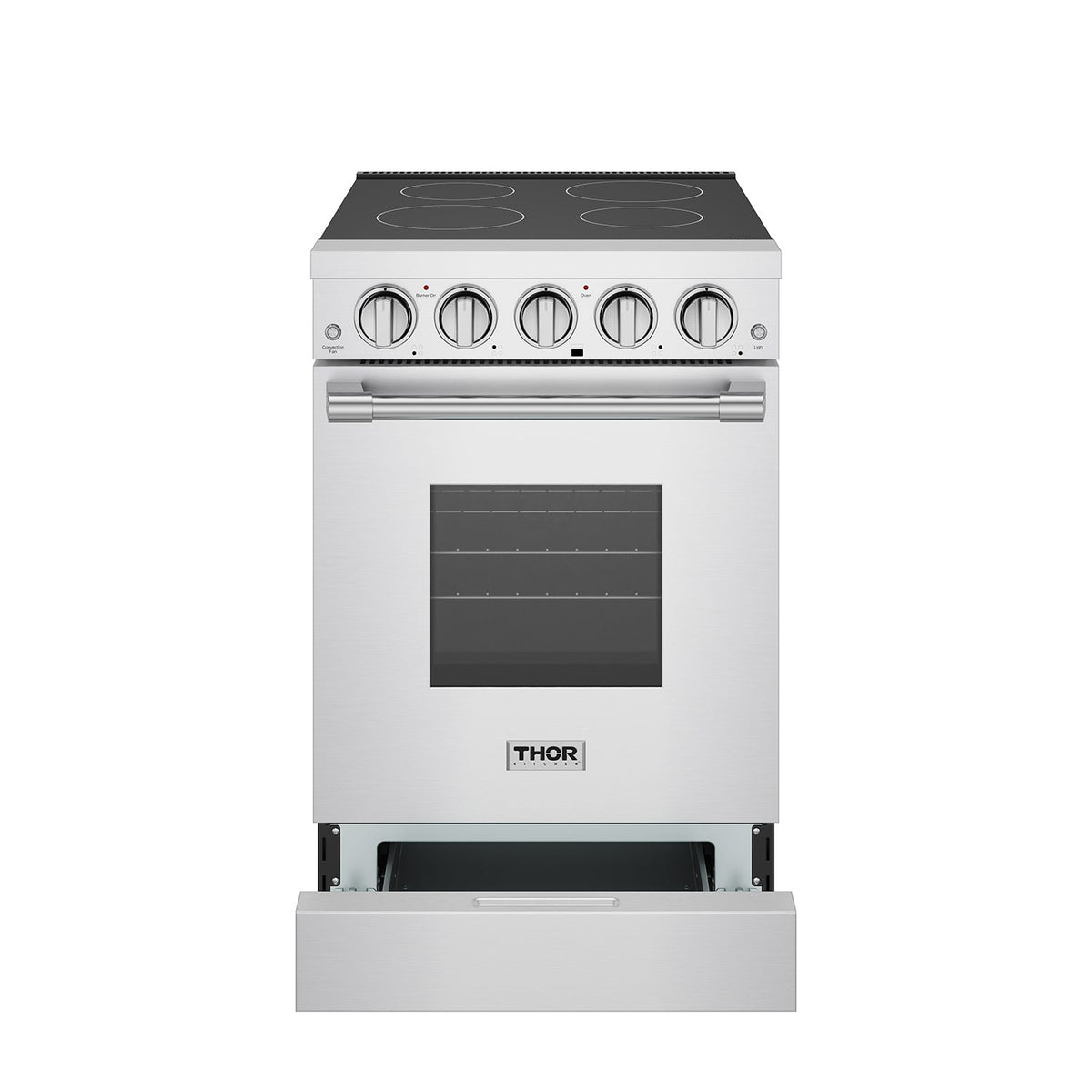 24 Inch S Series Professional Electric Range - Stainless Steel