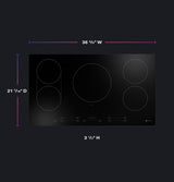 GE Profile™ ENERGY STAR® 36" Built-In Touch Control Induction Cooktop