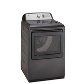 GE® ENERGY STAR® 7.4 cu. ft. Capacity Smart aluminized alloy drum Gas Dryer with HE Sensor Dry