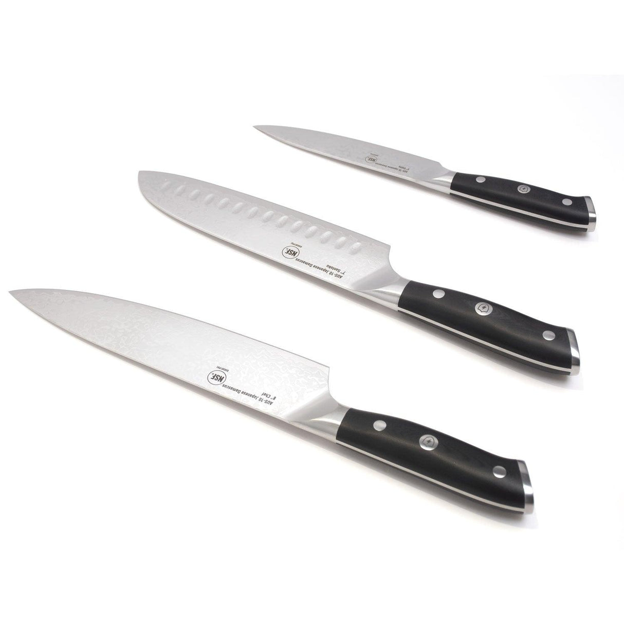 Thor Kitchen 3-piece Damascus Knife Set