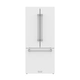30 Inch Collection French Door Counter Depth Refrigerator With Ice Maker - White  Gordon Ramsay Series