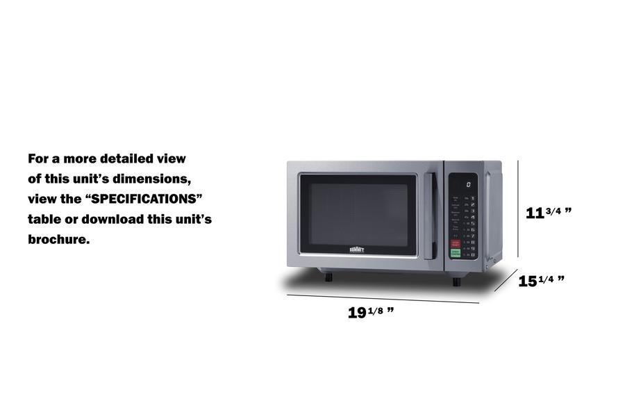 Countertop Commercial Microwave