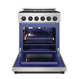 30 Inch Professional Liquid Propane With Precision Knob Control In Stainless Steel/black