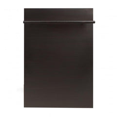 ZLINE 18 in. Compact Top Control Dishwasher with Stainless Steel Tub and Modern Style Handle, 52 dBa (DW-18) [Color: Oil Rubbed Bronze]