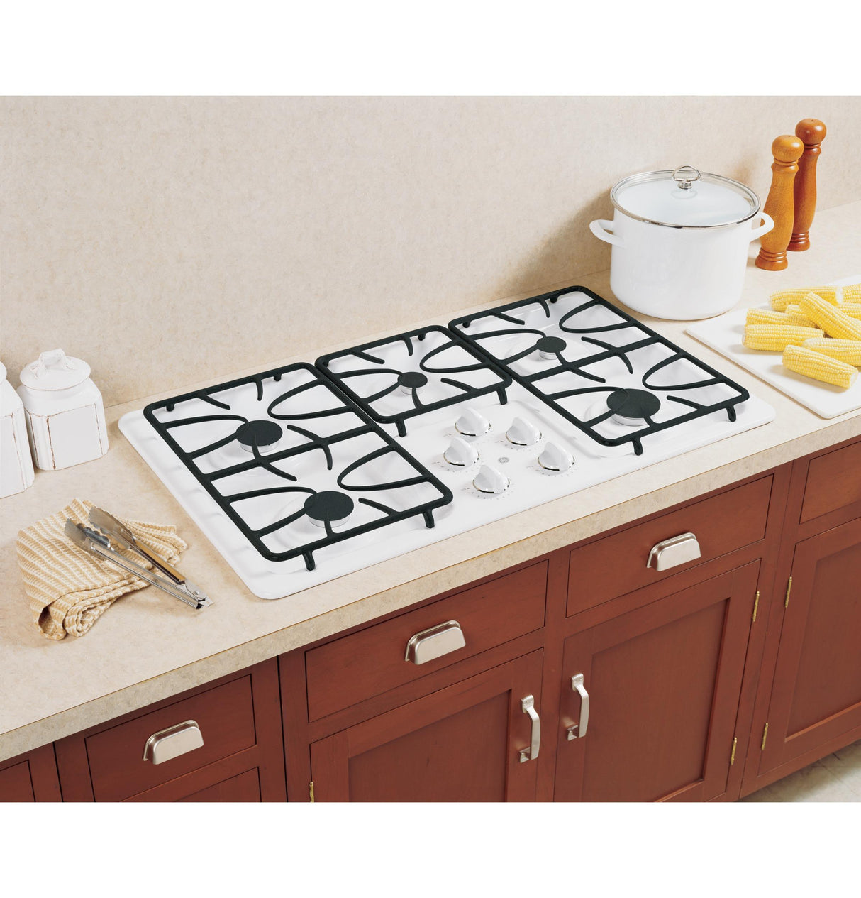 GE® 36" Built-In Gas Cooktop