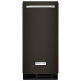 KitchenAid® 15'' Automatic Ice Maker - Black-on-Stainless