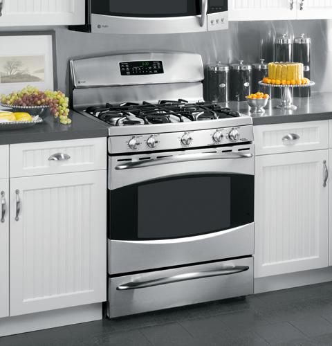 GE Profile 30" Free-Standing Self Clean Gas Range with Warming Drawer