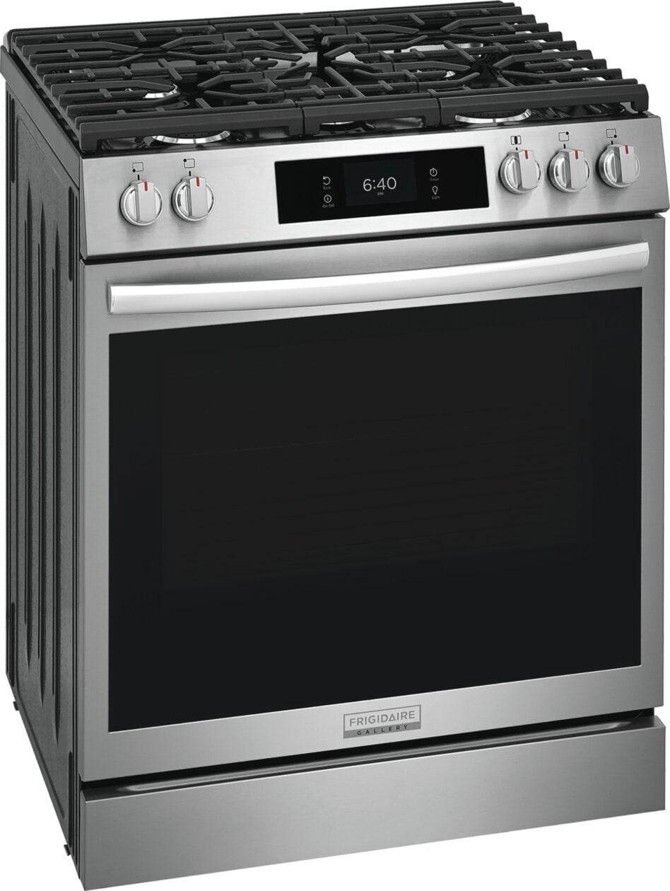 30" Front Control Gas Range with Stone-Baked Pizza
