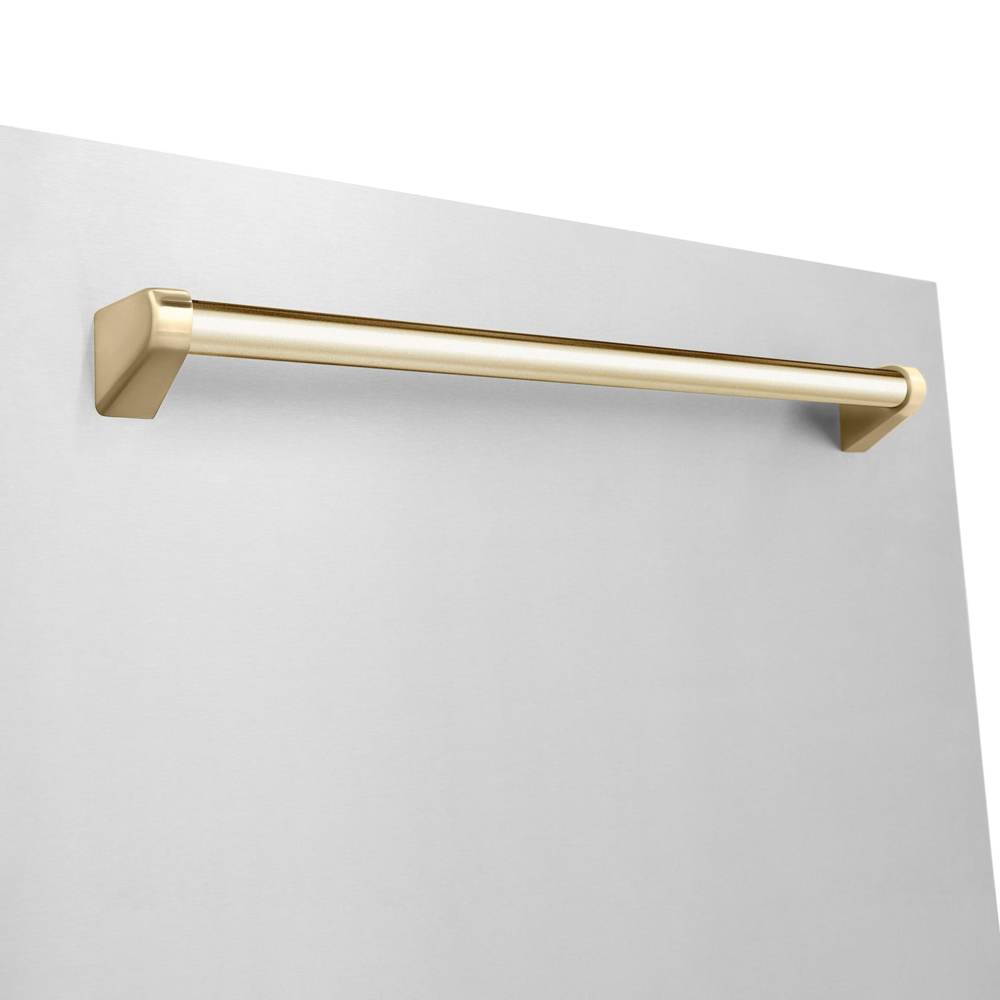 ZLINE Autograph Edition 24" 3rd Rack Top Touch Control Tall Tub Dishwasher in Stainless Steel with Accent Handle, 45dBa (DWMTZ-304-24) [Color: Gold]