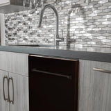 ZLINE 24 in. Top Control Dishwasher with Stainless Steel Tub and Traditional Style Handle, 52dBa (DW-24) [Color: Oil Rubbed Bronze]