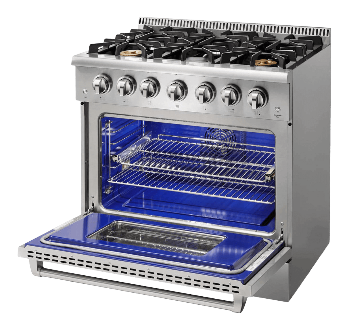 Thor Kitchen 36-inch Professional Gas Range - Hrg3618u