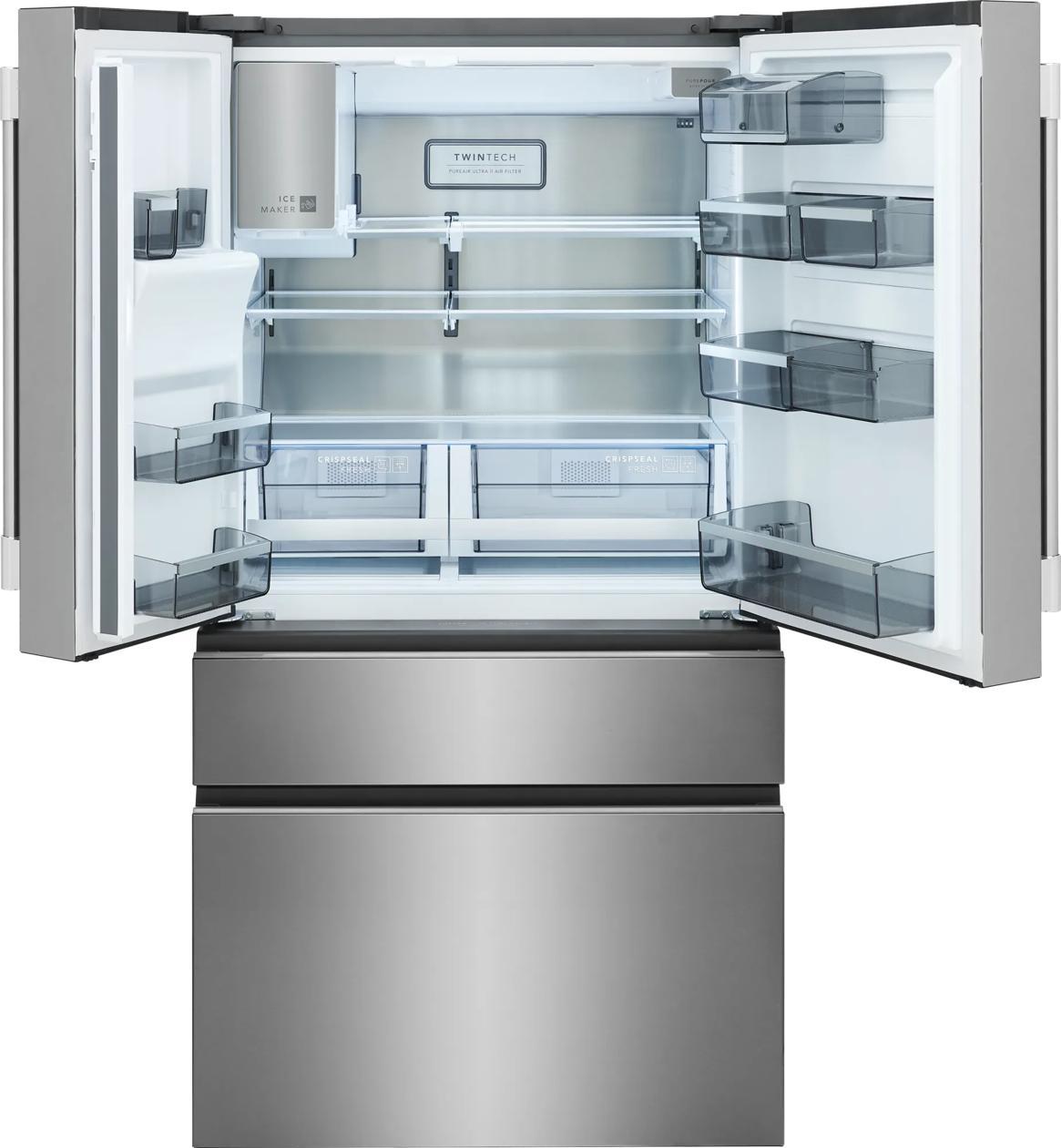 21 Cu. Ft. Counter-Depth 4-Door French Door Refrigerator