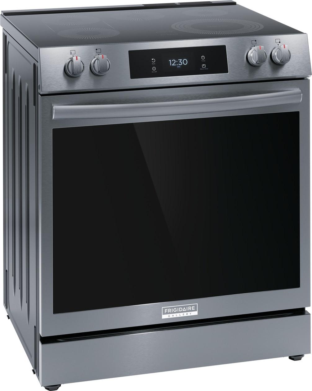 30" Front Control Electric Range with Total Convection