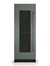 30"W. Integrated Wine Cellar Door Panel - Eucalyptus Left Hinge