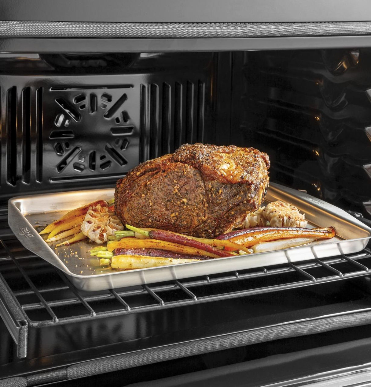 Café™ 27" Smart Double Wall Oven with Convection in Platinum Glass