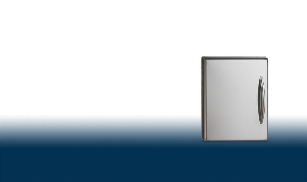 Flat Stainless Steel Door Set