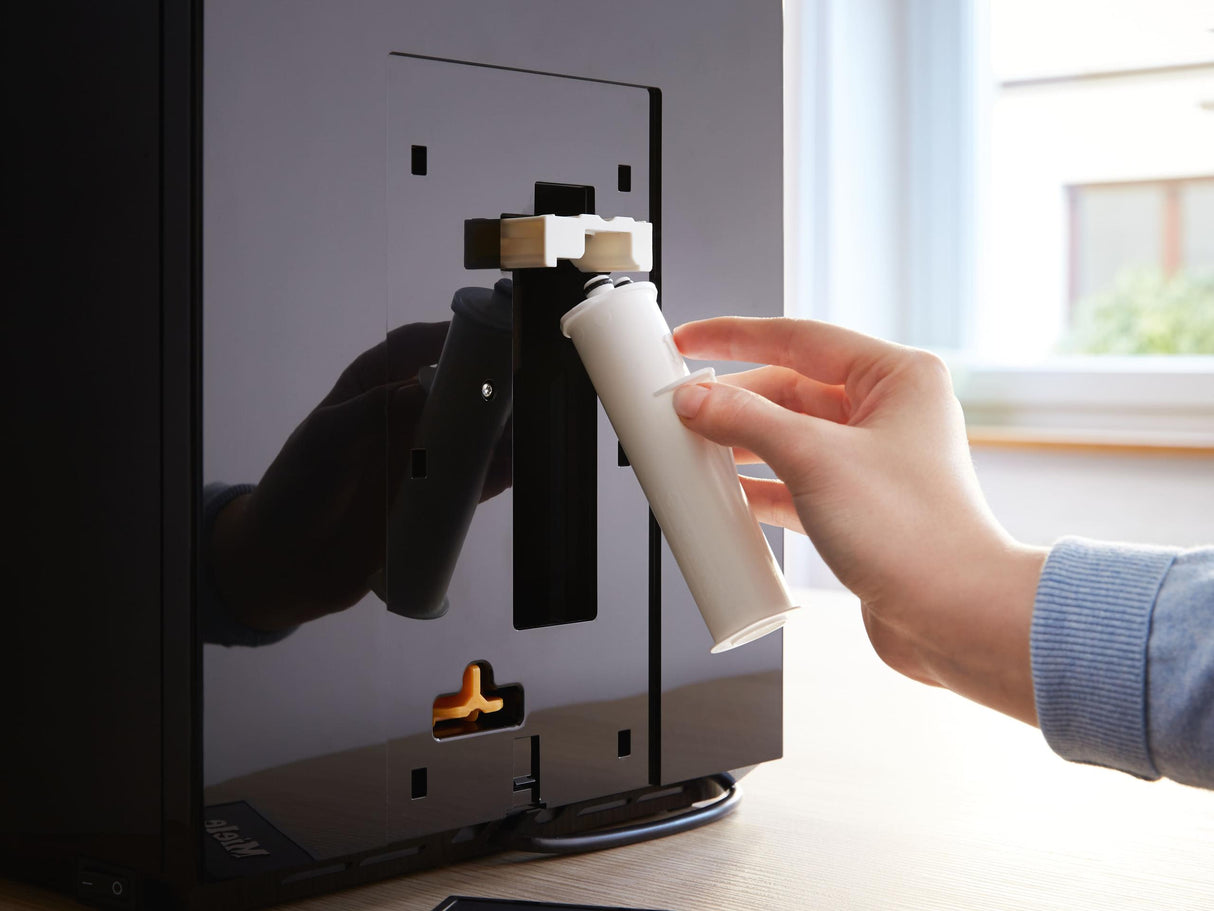 Descaling cartridge - for automatic descaling of Miele coffee machines.