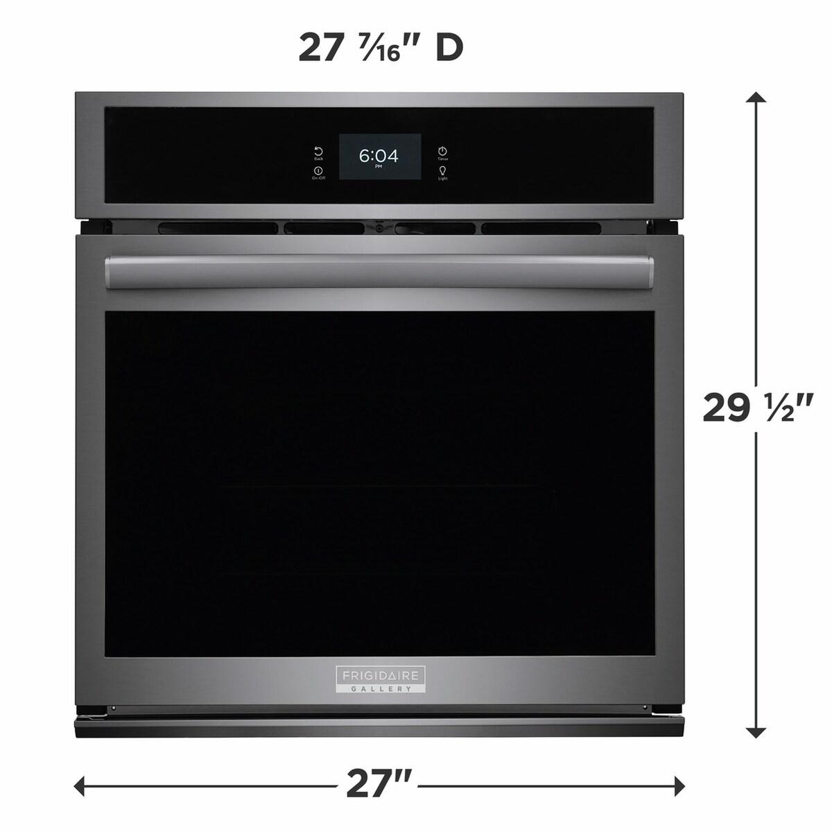 27" Single Electric Wall Oven with Total Convection
