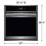 27" Single Electric Wall Oven with Total Convection