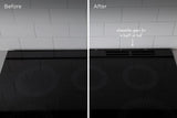 Front Control Range Black Stainless Steel Rear Filler Trim